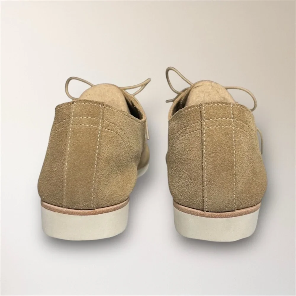 Nisolo‎ Men's 8 Stone Sedona Suede Travel Derby Oxford Leather Shoes New in Box